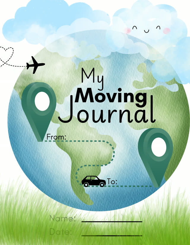Cover of International Moving Journal (Ages 6-11)